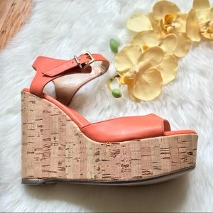 La Canadienne Light-Weight Cork wedged Sandal